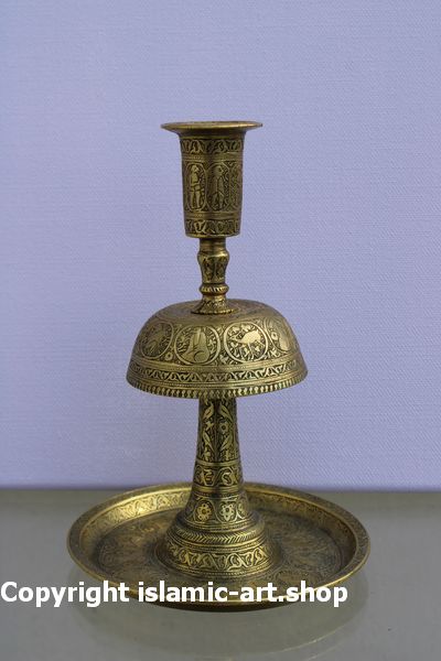 Antiker Kerzenständer Kadscharen Qadscharen Zeit Persien 1800 - 1850 Jahrhundert – Bild 2