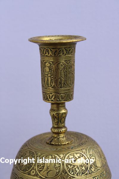 Antiker Kerzenständer Kadscharen Qadscharen Zeit Persien 1800 - 1850 Jahrhundert – Bild 3