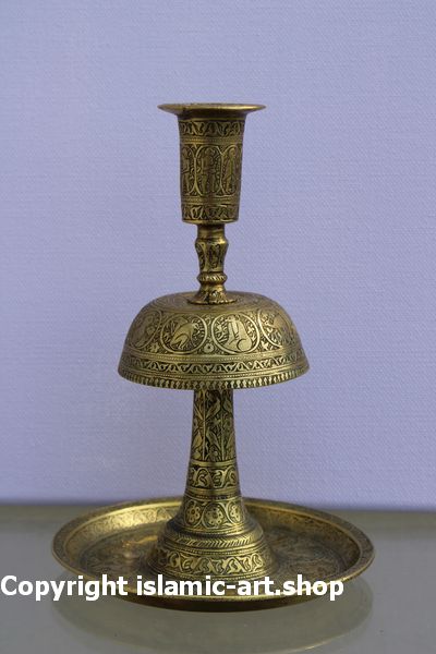 Antiker Kerzenständer Kadscharen Qadscharen Zeit Persien 1800 - 1850 Jahrhundert – Bild 16