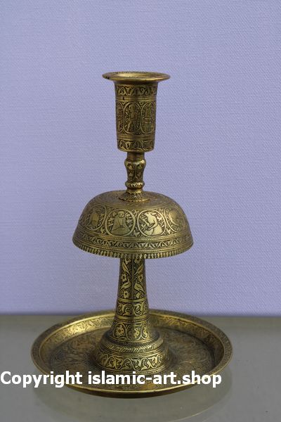 Antiker Kerzenständer Kadscharen Qadscharen Zeit Persien 1800 - 1850 Jahrhundert – Bild 19